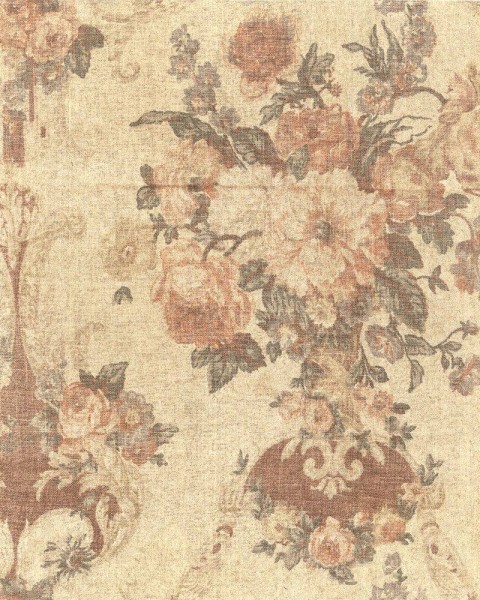 FLAX WALLPAPER | Antique Flower | FWP-AFW-01